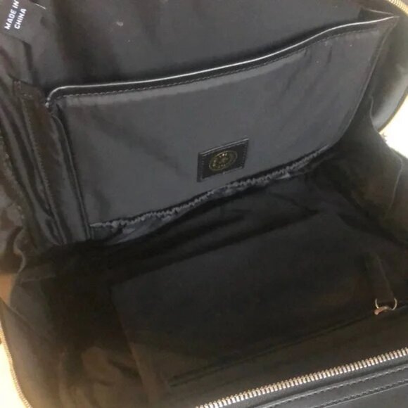 WANT Les Essentiels Piper Black Nylon and Jet Black Leather Backpack main image 8